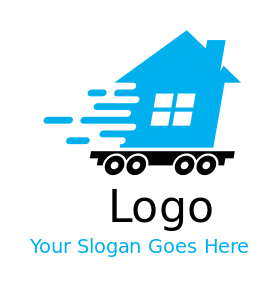 Mover house on wheels template