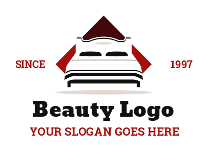 home improvement logo bed in diamond shape
