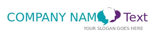 therapist logo vector negative space head in brain