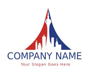 negative space Reunion Tower 