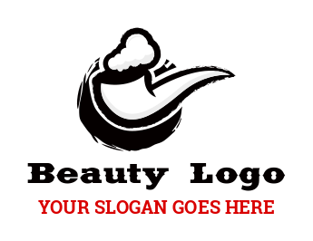 entertainment logo smoke pipe with cloudy smoke