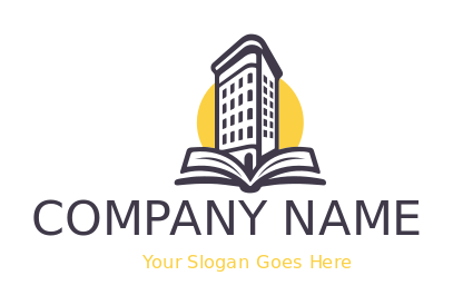 New York Flatiron Building in open book