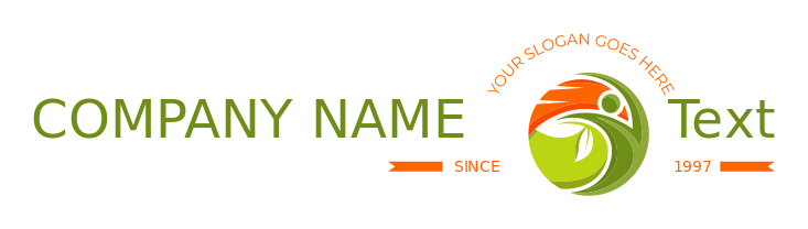 nutritionist logo abstract person with leaves