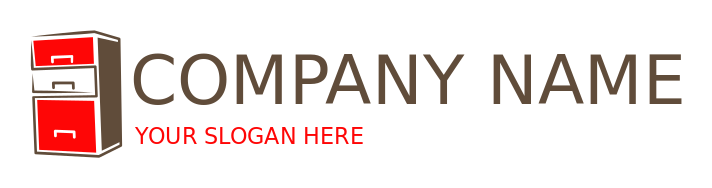 storage logo office cabinet with three drawers