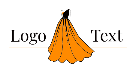 fashion logo one shoulder dress orange and black | Logo Template by LogoDesign.Net fashion logo one shoulder dress orange and black | Logo Template by LogoDesign.Net