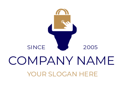 marketing logo symbol online shopping