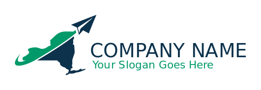 paper plane flying over New York