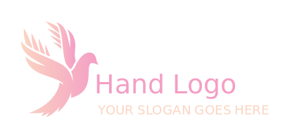 create a pet logo doves birds forming hands - logodesign.net
