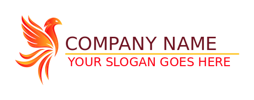 consulting logo phoenix in abstract side view