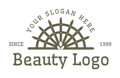 home improvement logo fence in wheel shape