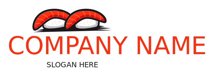 restaurant logo icon pieces of nigiri sushi