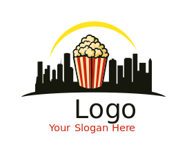 popcorn in Chicago skyline