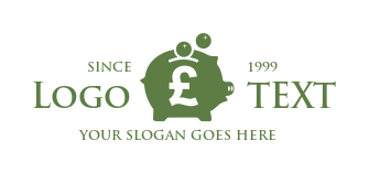 pound symbol in piggy bank