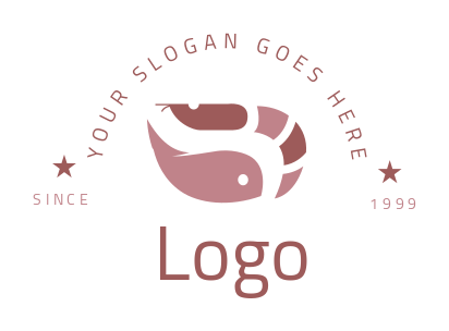 seafood company logo maker prawn and fish