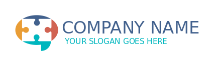 create a consulting logo puzzle message - logodesign.net