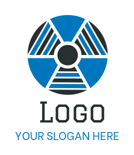 radiology logo symbol in circle