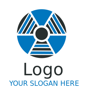 radiology logo symbol in circle