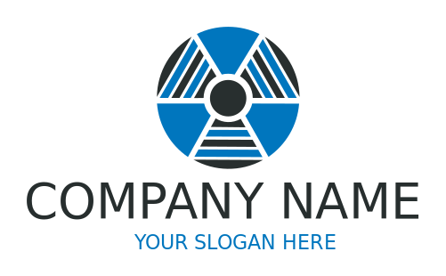 radiology logo symbol in circle