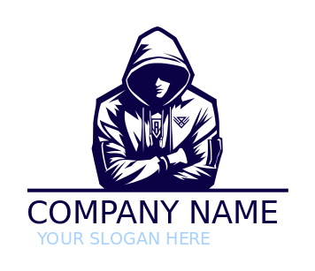 rapper wearing hoodie 