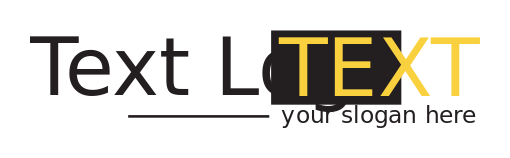 text logo icon rectangle block with word mark