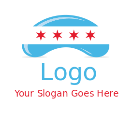red stars in Cloud Gate