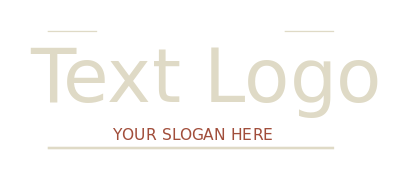 text logo online retro style with lines