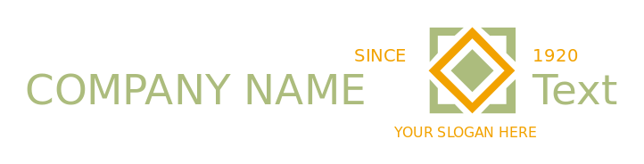 tiling contractor logo rhombus shaped marble tile