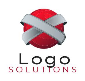 IT logo ribbon in criss crossed ball with text