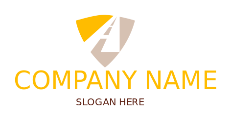 transportation logo road in shield