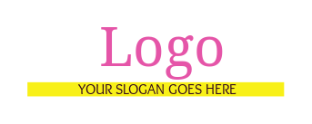 create a text logo serif font on slab
