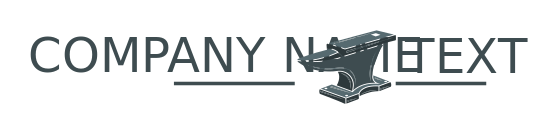 blacksmith logo online simple anvil