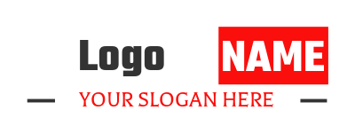 text logo online slab font and thin