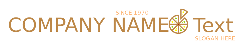 fast food restaurant logo pizza with a slice out