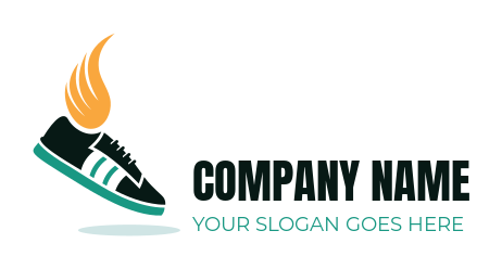 shoe shop logo online sneaker with wing