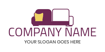 home improvement logo sofa with cushion