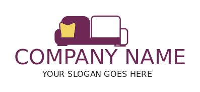 home improvement logo sofa with cushion