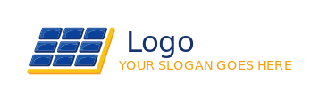 create an energy logo solar panels