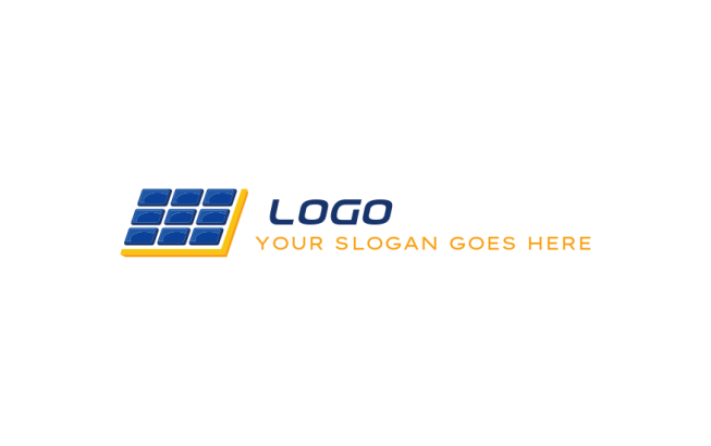 create an energy logo solar panels | Logo Template by LogoDesign.Net
