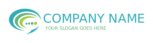 communication logo swoosh speech bubble PNG