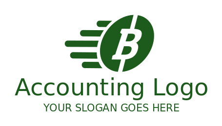 investment logo letter B in cryptocurrency coin