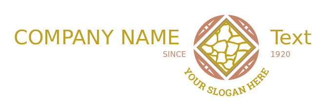 tiling contractor logo marble tile with frame