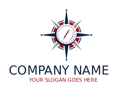 logistics logo maker star compass - logodesign.net