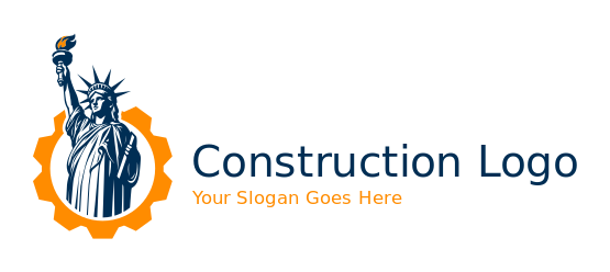 Statue of Liberty in yellow gear