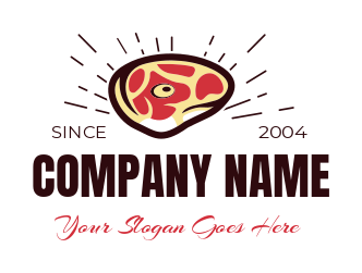 restaurant logo online steak meat