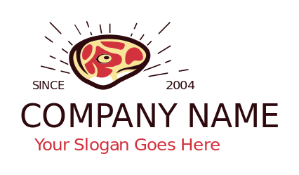 restaurant logo online steak meat