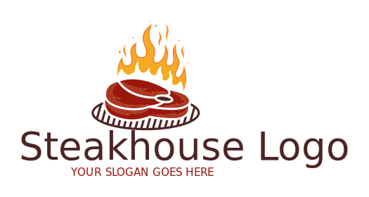 Steak House Logo - Steak House Logo Design Bar And Grill Logotype