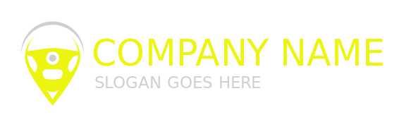 auto logo steering wheel in form of location pin