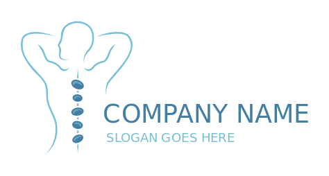 make a spa logo stones on spines