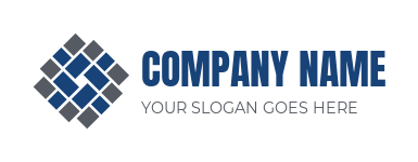 brickslayer contractor logo stucco blue and grey tiles