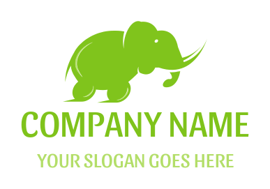 Create a logo stuffed toy elephant